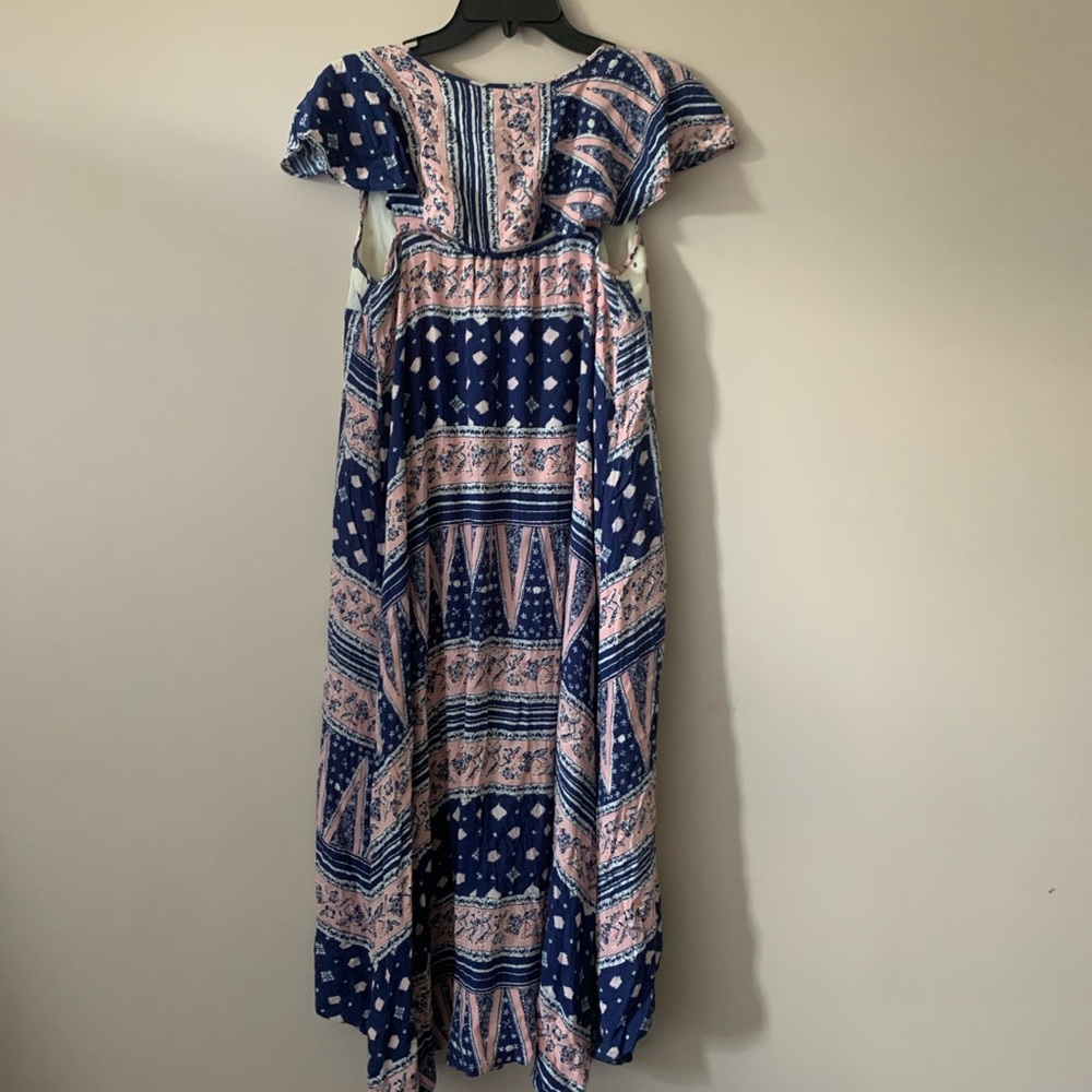 Maeve Summertime Swing Midi High Low Dress - Picture 6 of 7